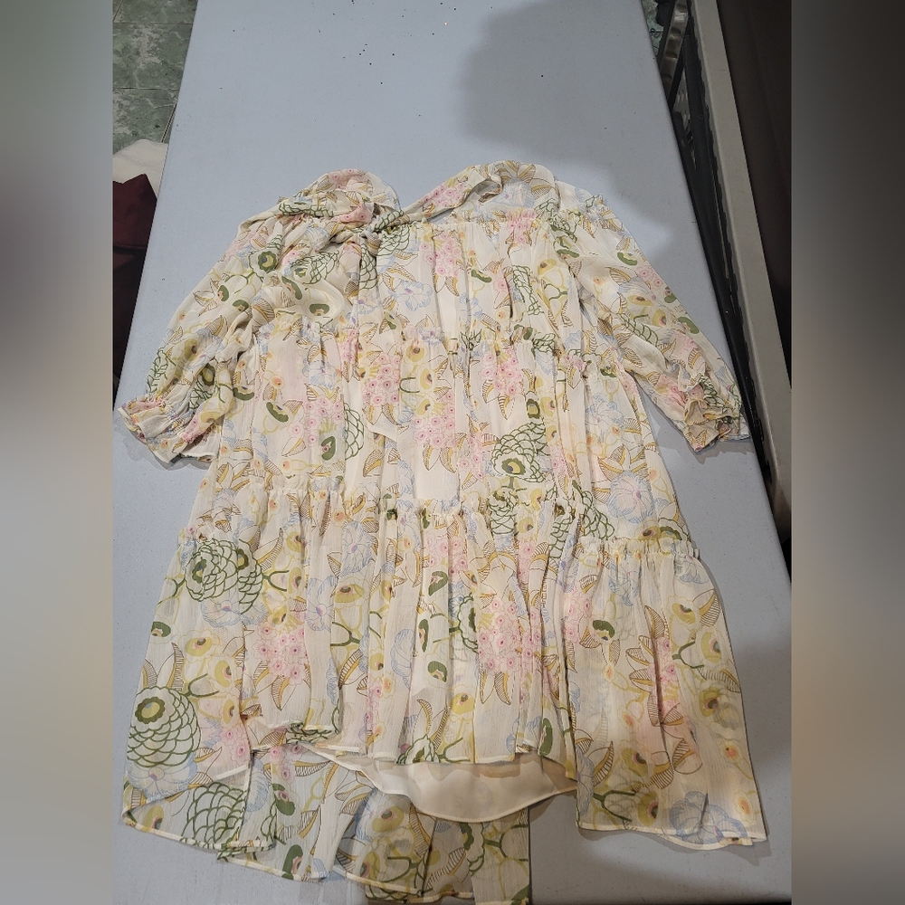 Ted Baker Floral Dress with Bow